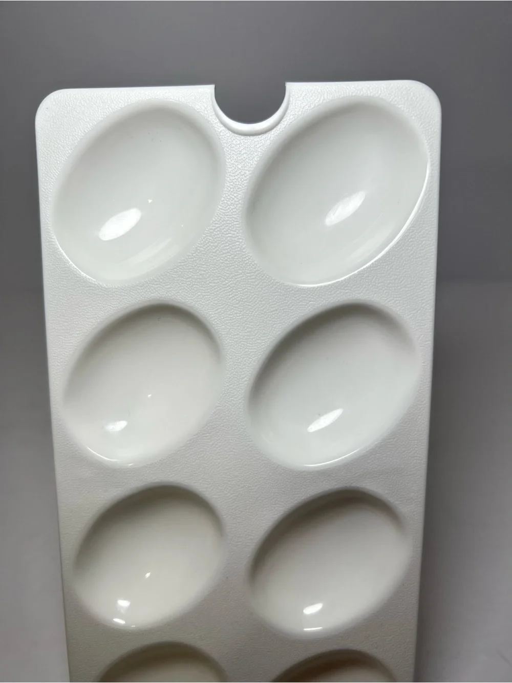 Tupperware 665-5 Deviled Egg Tray Keeper Inserts Holds 8 Eggs Replacement White